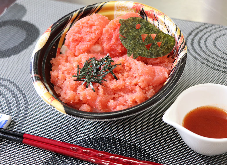 數量限定現做「明太子蓋飯」