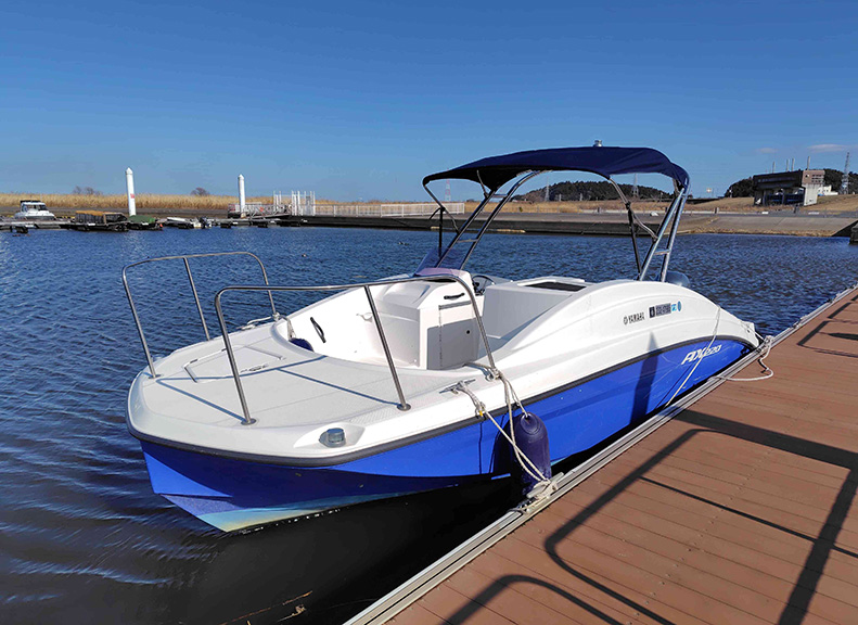 壯麗的利根川從水上享受觀光船