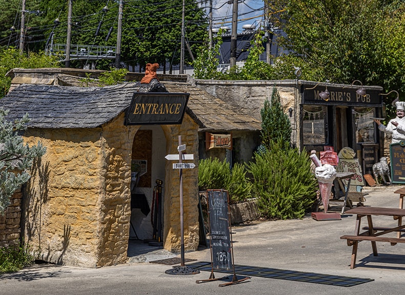 雖然身在日本漫步英國街道風光