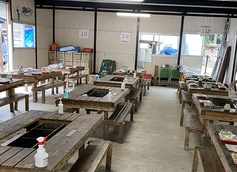 在里山的大自然中品味烤肉