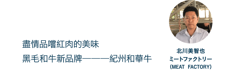 盡情品嚐紅肉的美味黑毛和牛新品牌———紀州和華牛