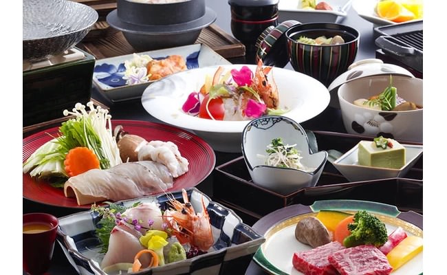 匯集愛媛山海珍味的會席料理