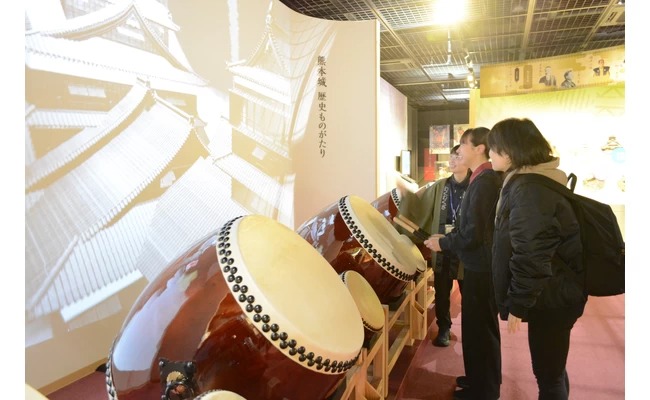 熊本城與時代太鼓