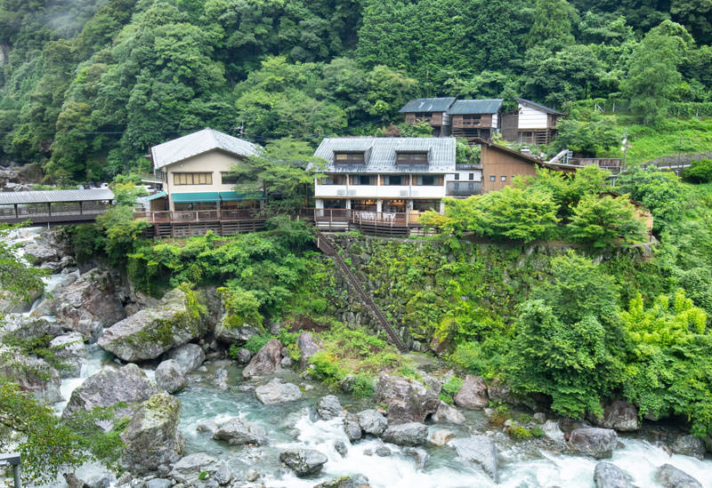 中津渓谷 ゆの森