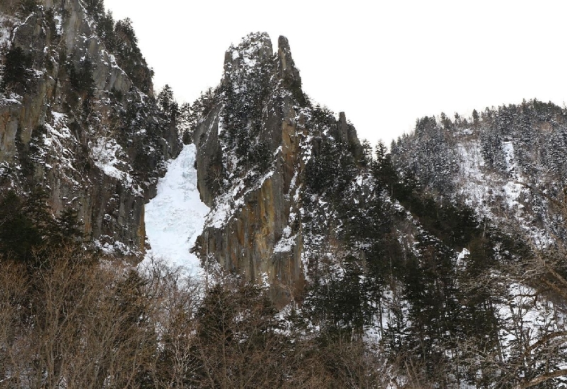 銀河・流星の滝（層雲峡）